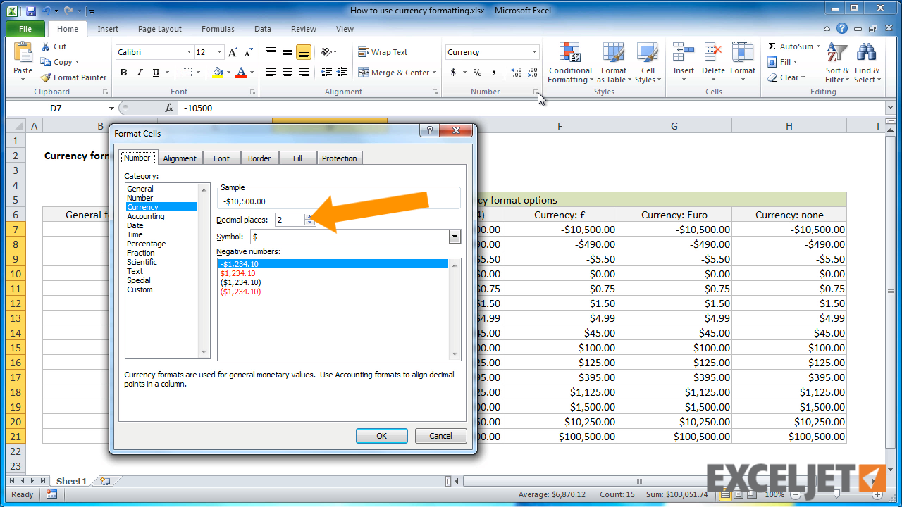 excel-tutorial-how-to-use-currency-formatting-in-excel